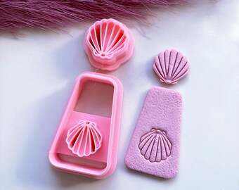 Shell rectangle drop clay cutter | clay cutter | polymer clay cutter | clay tools | polymer clay