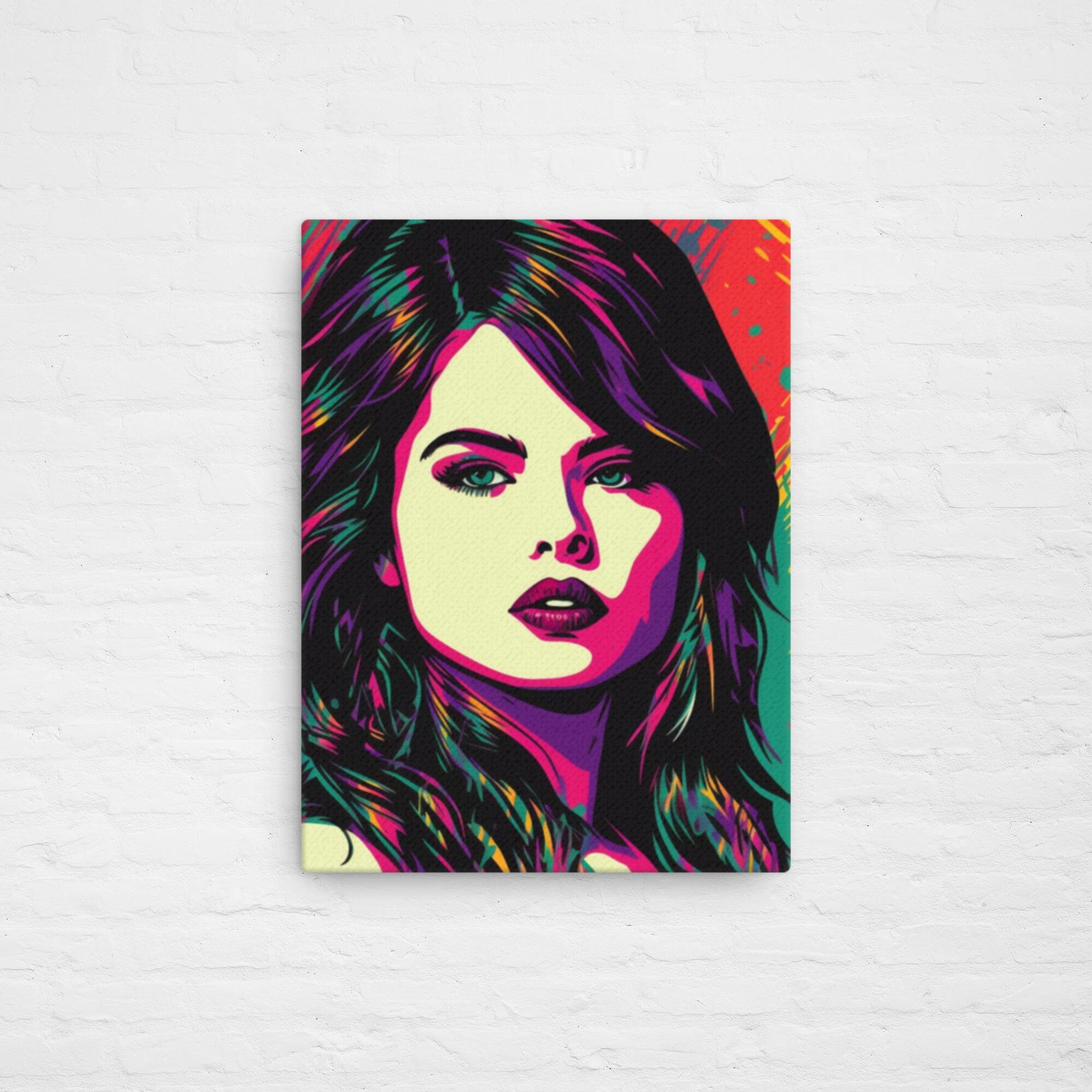 Selena Gomez Pop Art Celebrity Pop Art Celebrities Wall Art Pop Art