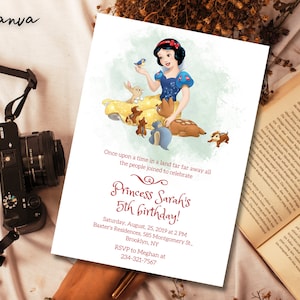 Sneeuwwitje uitnodiging, Sneeuwwitje uitnodigen, Disney Princess uitnodigen, prinses printables, Sneeuwwitje verjaardagsfeestje 0036