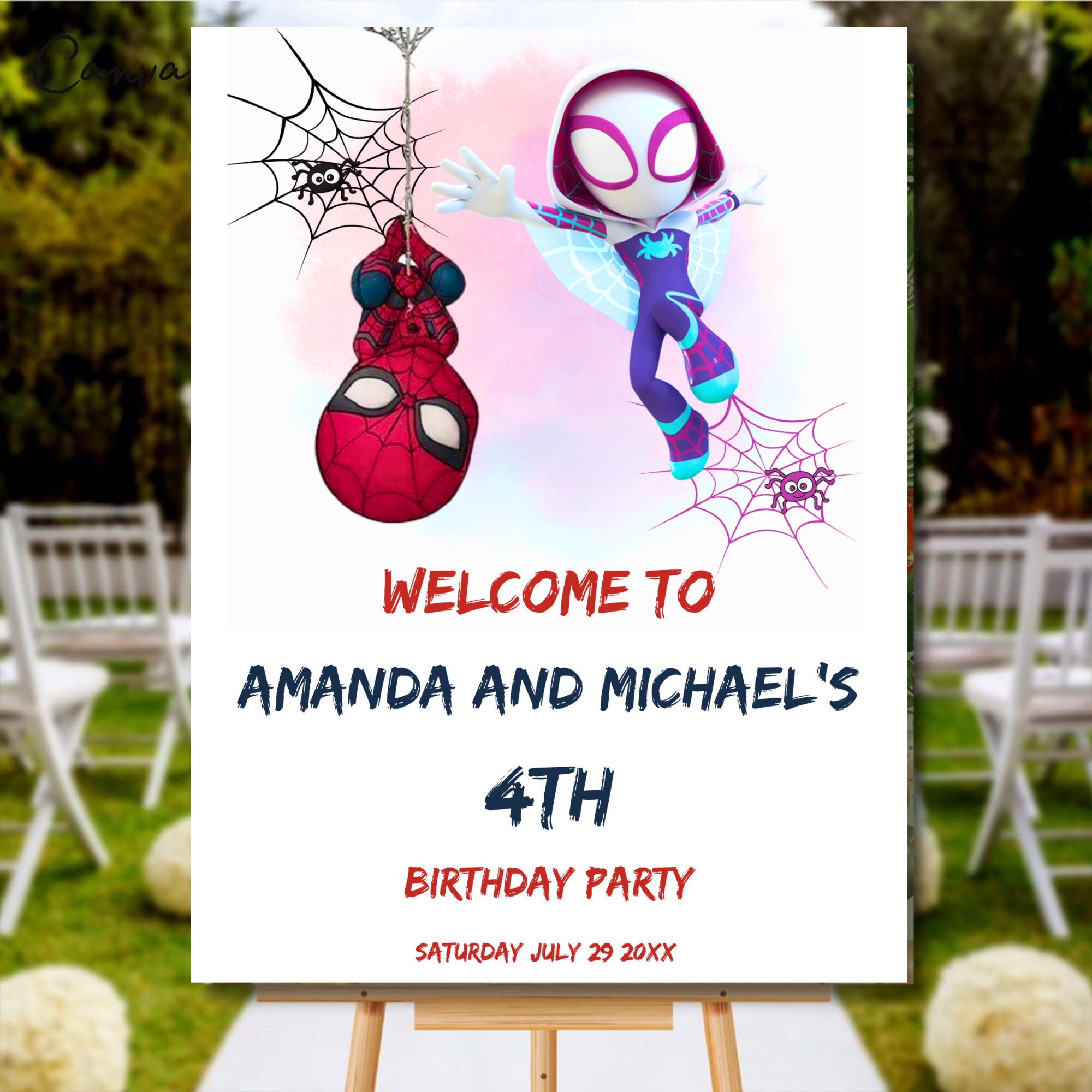 Ghost Spider Birthday Welcome Sing Gwen, Spider Man Birthday Welcome ...