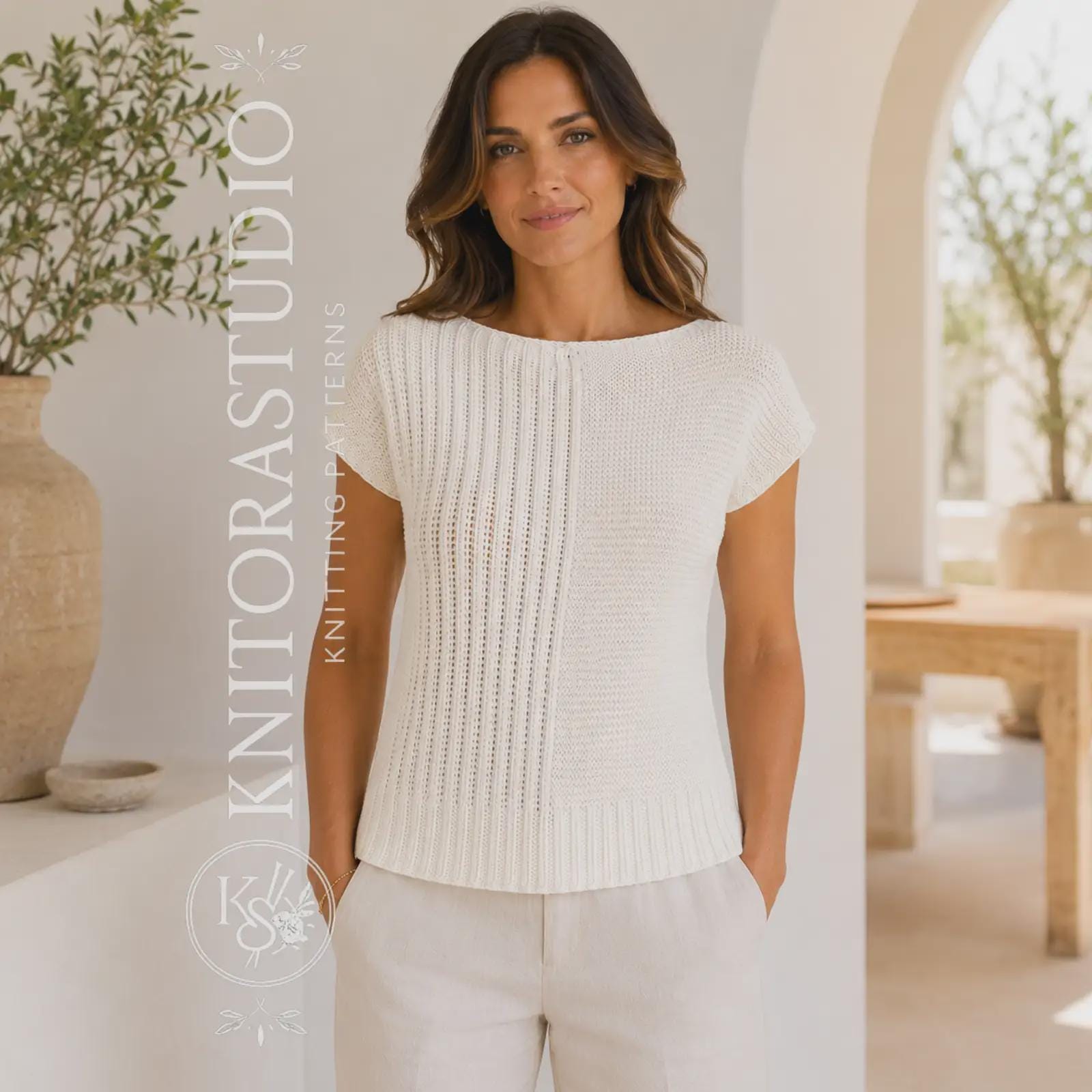 Asymmetrical Knit Top Pattern - Etsy