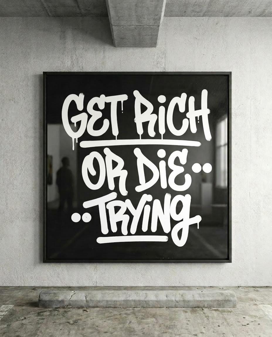 Get Rich Die Trying - Etsy