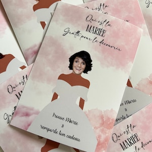 Jeu à gratter Mariage, Ou est le Marié, ou est la Mariée, personnalité publique