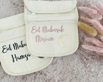 Geldbeutel Jute Bayram Eid Mubarak jutetasche Geldbeutel