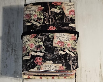Handmade Music themed Mini Junk Journal
