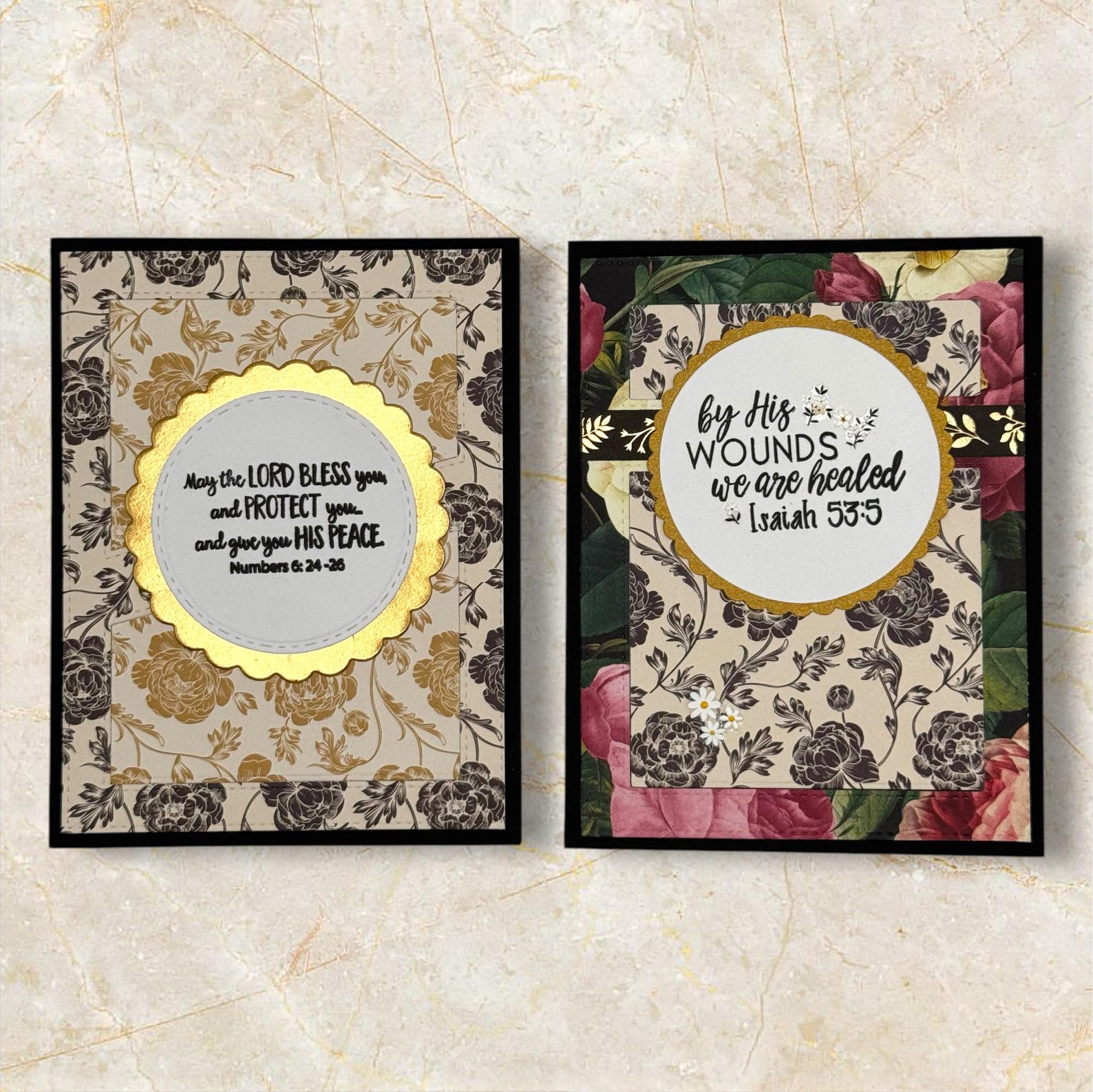 Handmade Christian Encouragement Cards | Faith-based Scripture Greeting ...