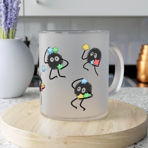 Soot Spirits Frosted Glass Mug | 11oz | Glass Mug | Coffee | Espresso