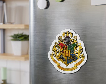 Harry P Die-Cut Magnete | Zauberschule Wappen | Hexerei | Zauberwelt | Potterhead