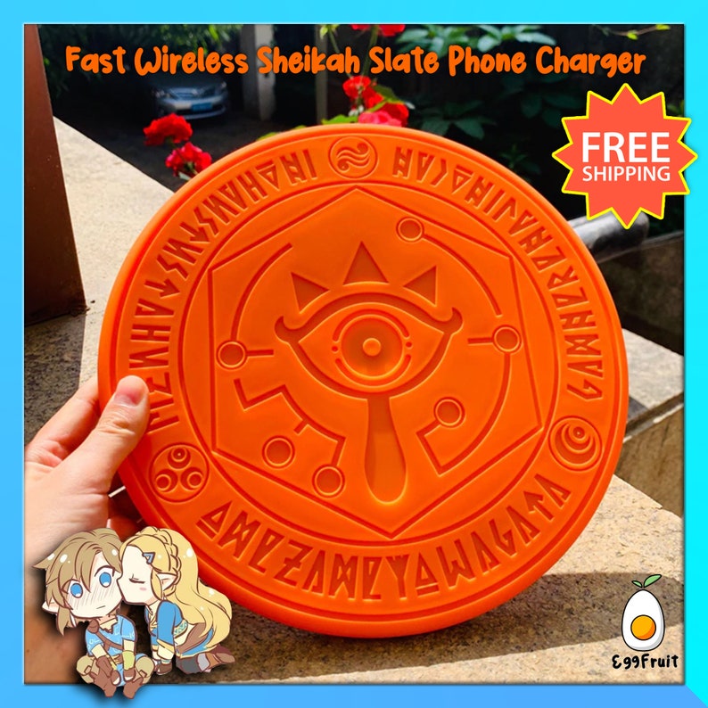 Zelda Wireless Charger / Zelda Charging Pad / Sheikah Slate Etsy