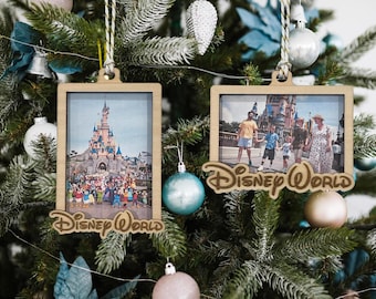 DisneyWorld Sing park Photo Frame Ornament, Holiday, Surprise, Keepsake, DisneyWorld parks, Christmas Tree Deco, Customizable option