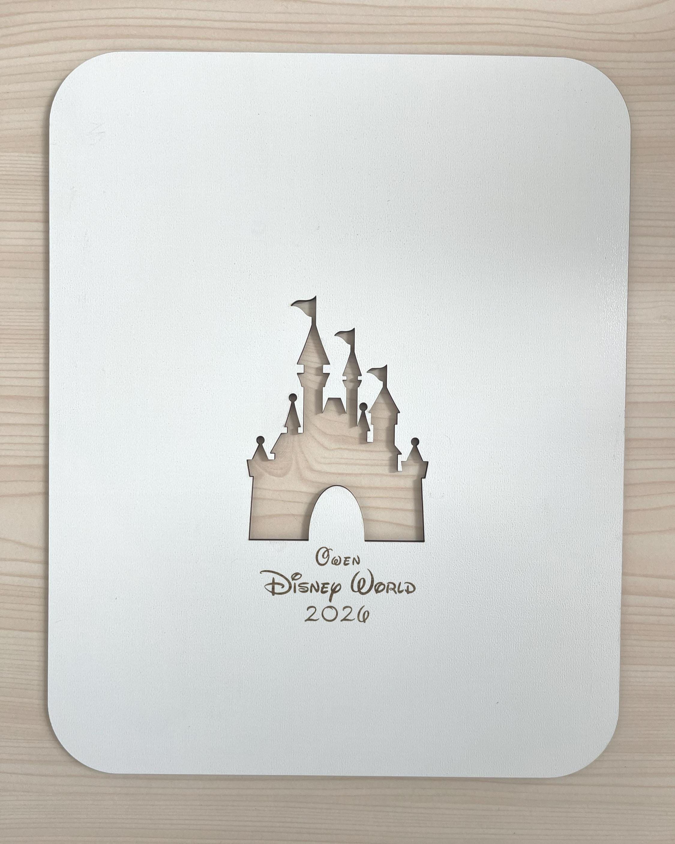 Personalized Disney Parks Autograph Sign Card, Disneyworld Disneyland ...