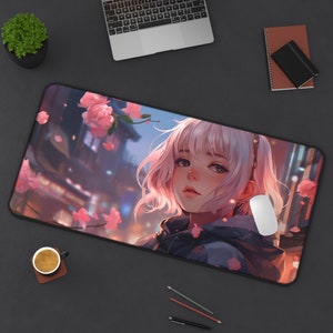 Anime gaming mousepad for gamers desk mat for computer desk-mat for gamer computer accessories for gamers desk mat anime theme