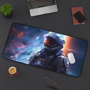 Space gaming mousepad for gamer in space computer desk mat space theme desk-mat for computer and office mouse pad custom mousepad personal