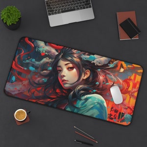 Anime Gaming mousepad for gamers desk mat for computer desk-mat for gaming accessories for computer mouse pad for gamer