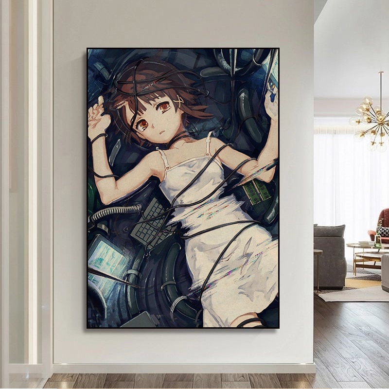  Anime Serial Experiments Lain Poster Canvas Gifts Wall