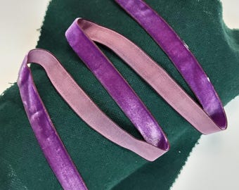 Vintage, Violet Velvet Ribbon - 16mm