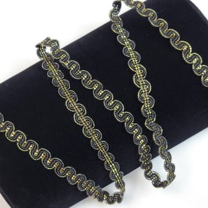 Black and Gold Gimp Trim