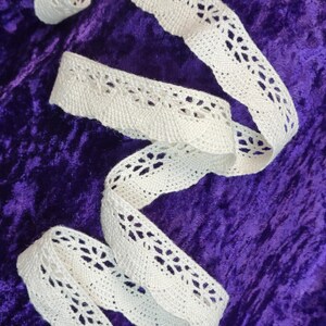 Ivory/Natural, Vintage Cluny Lace