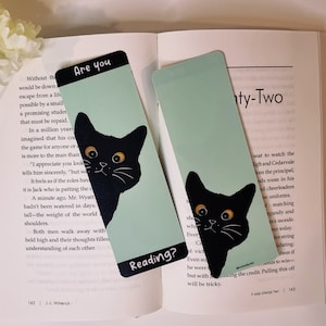 Are You Reading Cat Bookmark | Handmade Bookmark | Cat bookmark