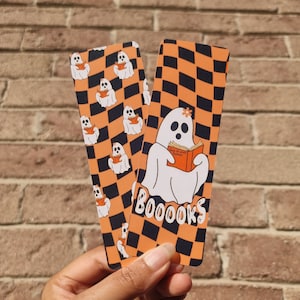 Cute Ghost Bookmark | Spooky Bookmark | Cute bookmark | Halloween bookmark | Handmade Bookmark | Readers Gift