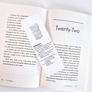 Minimalist Defination Bookmark | Handmade Bookmark | Reader Defination ...