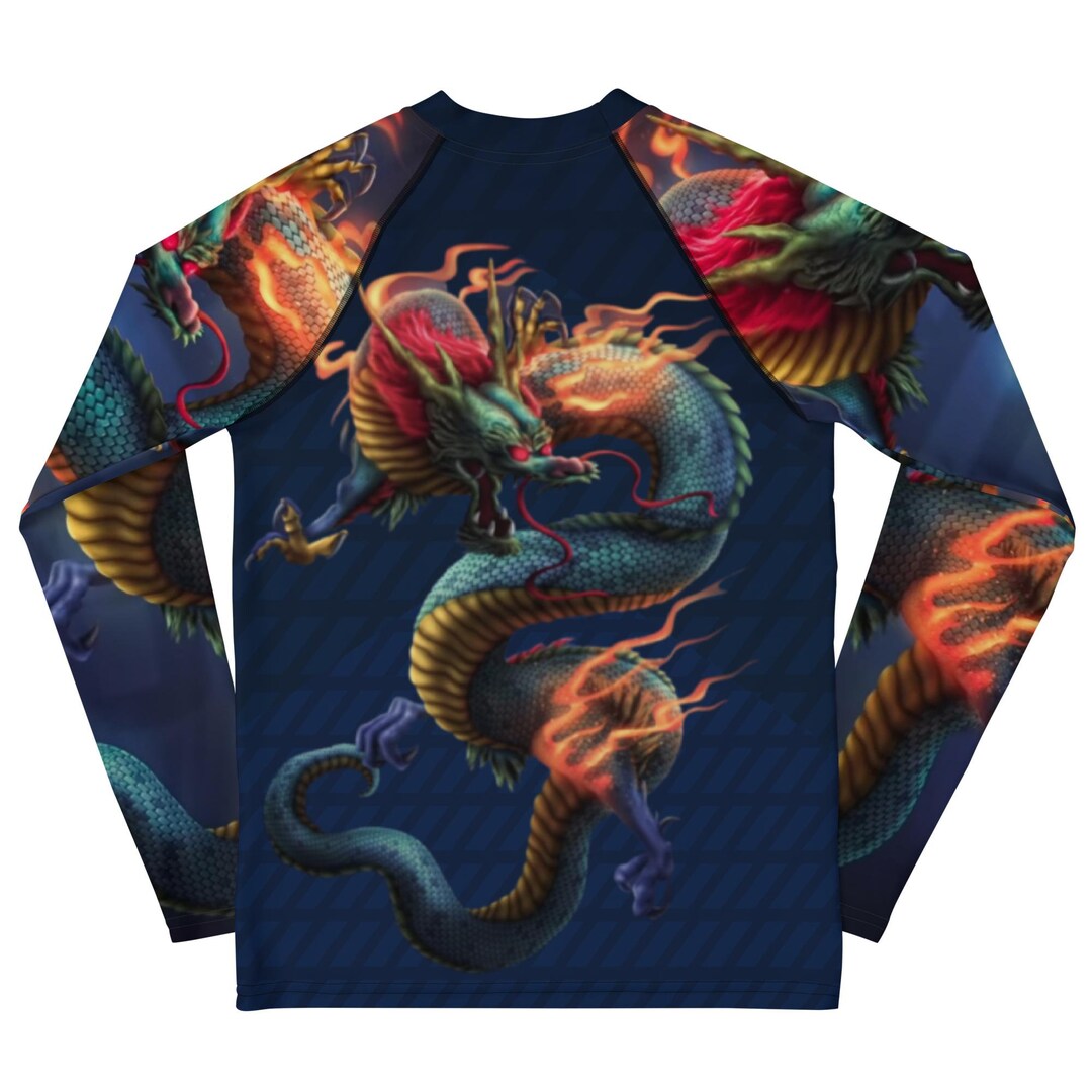 Youth Water Dragon Rash Guard - Etsy