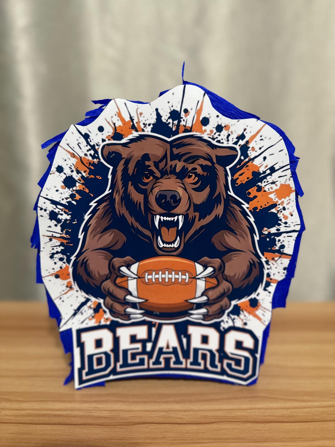 Pinata Chicago Chicago Bears Piñata – Handmade Football Party Decor - Etsy