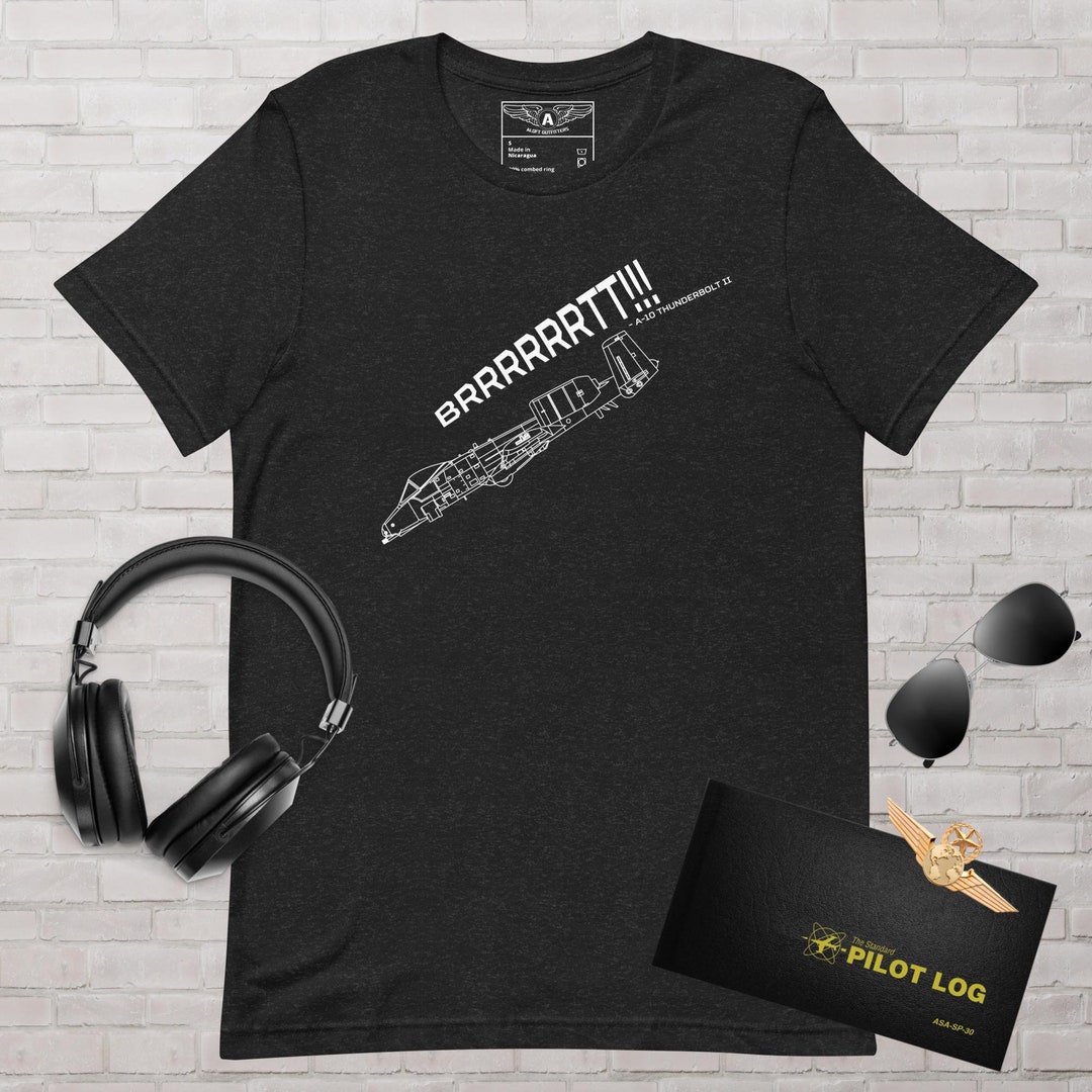 Unisex A-10 Thunderbolt Warthog BRRT T-shirt - Etsy
