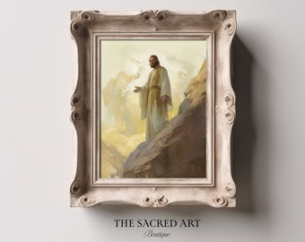 Sermon on the Mount Art Print: Jesus, The Beatitudes (Digital Download)