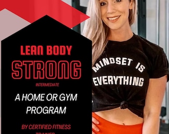 12-Week Intermediate Fitness Program, Home Workout Ebook (PDF)