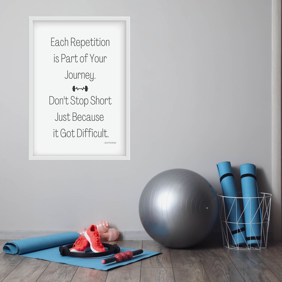 EACH REP Motivational Quote, Printable Wall Art, Digital Download ...