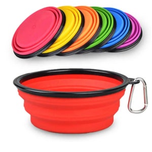 GISHO Collapsible Bowl Collapsible Food Container With Lids Ideal for  Camping Picnic RV Travel Dishwasher & Microwave Safe 36oz 