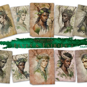 Character Portraits: Male Elves & Fairies 2