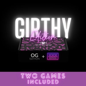 Truth or Toast Girth Edition | #1 Adult Party Game for Couples, Friends, Drinking Games, Game Night, Date Night and Truth or Dare