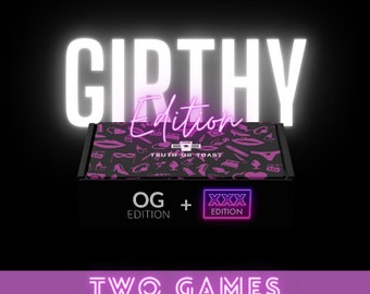 Truth or Toast Girth Edition | #1 Adult Party Game for Couples, Friends, Drinking Games, Game Night, Date Night and Truth or Dare