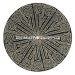 Handmade Wooden Bone Inlay Dining Table / Round Dining Table in Floral ...