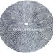 Handmade Wooden Bone Inlay Dining Table / Round Dining Table in Floral ...