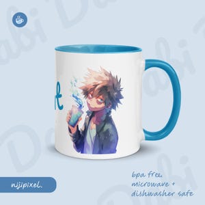 My Hero Academia, Dabi, Chill Out anime mug, Kawaii cup, inspired design, slurp drink