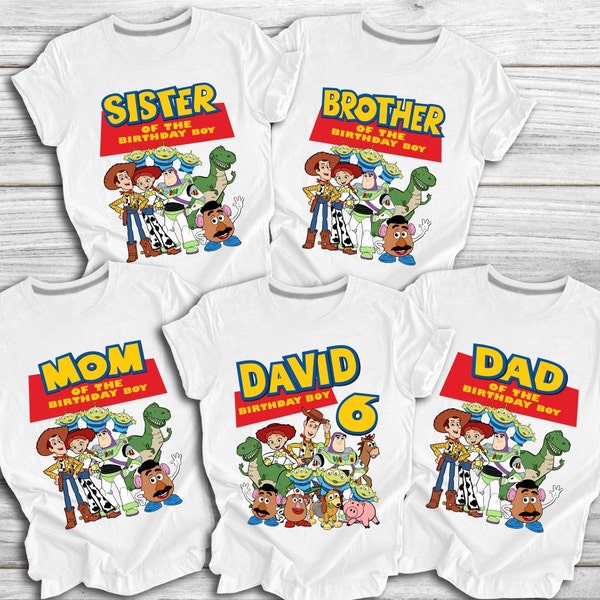 Toy Story Birthday Shirts for Family, Toy Story Shirts, Custom Toy Story Birthday Shirt, Toy Story Birthday Party Tee