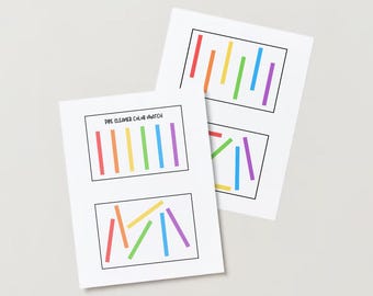 Piprensare Förskola Hemundervisning Lärande Tyst Morgontid Finmotorik Aktivitet UTSKRIFTSBART spel - DIGITAL FIL