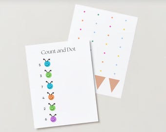 Skriv ut och spela förskola förskola hemundervisning morgonlåda lärande tyst morgontid finmotorik aktivitet UTSKRIFTSBART spel - DIGITAL FIL