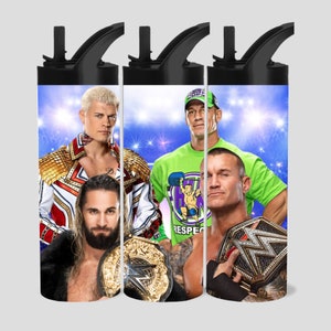 Ultimate Wrestling Fan 20oz Tumbler, Travel Mug, Gift For Him, Birthday Gift, Gift for Wrestling Fan, John Cena,Cody Rhodes, Seth Rollins