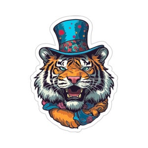Leuke Feest Tijger Sticker #6