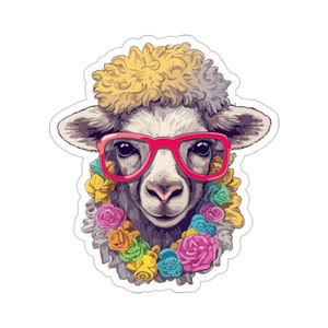 Fun Party Sheep Sticker #3