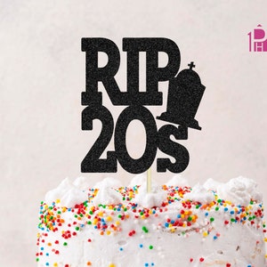 rasgar 20s SVG, 30º aniversário SVG, aniversário de halloween, arquivo de corte SVG topper de bolo svg, arquivo de corte Cricut, halloween svg descanse em paz 20s svg