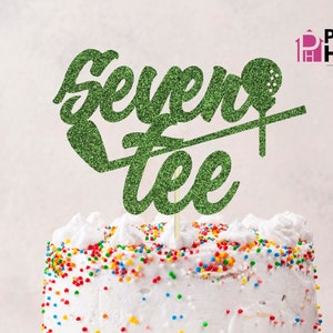 Seven tee golf SVG, SVG de golf, 70e golf bday shirt SVG, golf anniversaire chemise png, cake topper svg, fichier svg de joueur de golf, 70 fichier numérique