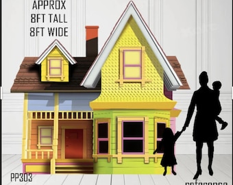 HOUSE Panel Coroplast cutout Party Props decorations backdrops cutouts signs (Not included: Stands or Stakes)