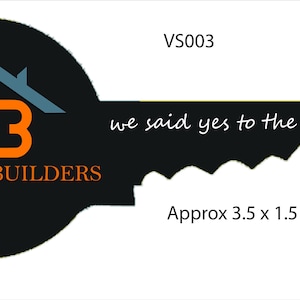 Custom Construction Nex-gen Key Party Props coroplast decorations backdrops coroplast cutouts signs Yard cards (No stands included)