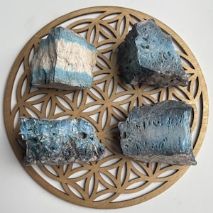 Nakauriite raw - raw nakauriite -  blue ice glacierite - nakaurite glacierite piece - raw crystal - blue ice crystal -
