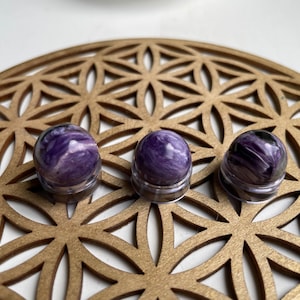Charoite spheres mini - Charoite carving - mini charoite spheres